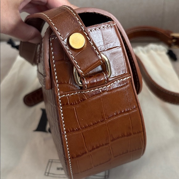 Paris/64 mini croc tressor crossbody bag - Picture 5 of 12